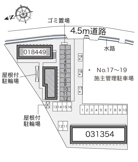 ★手数料０円★和歌山市中島 月極駐車場